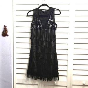XOXO Black Flapper Dress Size small